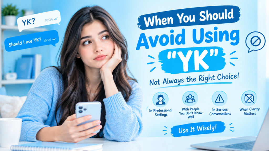 When You Should Avoid Using YK