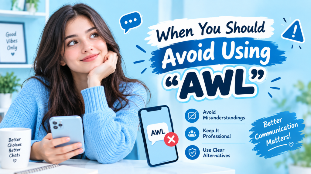 When You Should Avoid Using awl