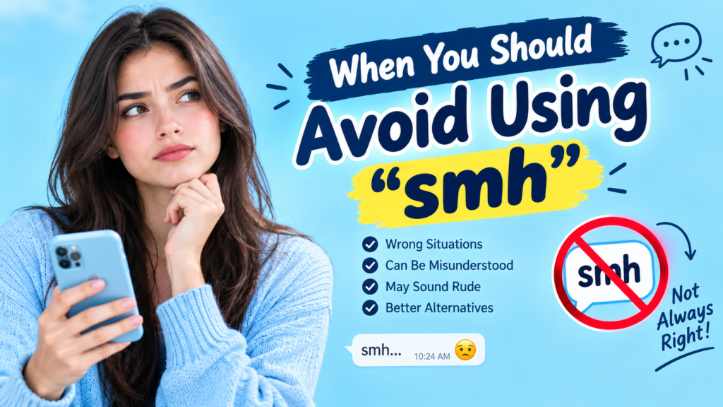 When You Should Avoid Using smh