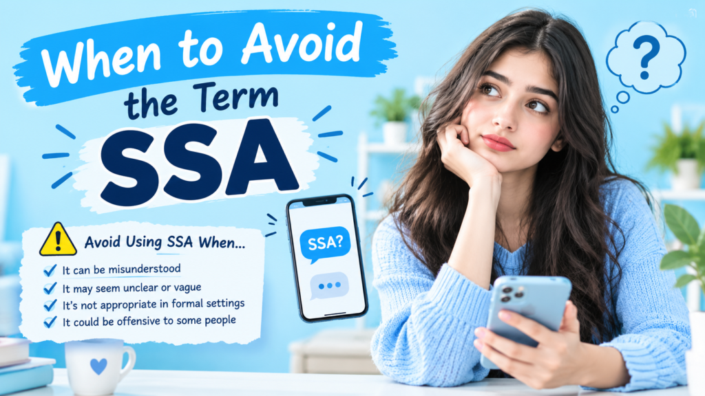 When to Avoid the Term