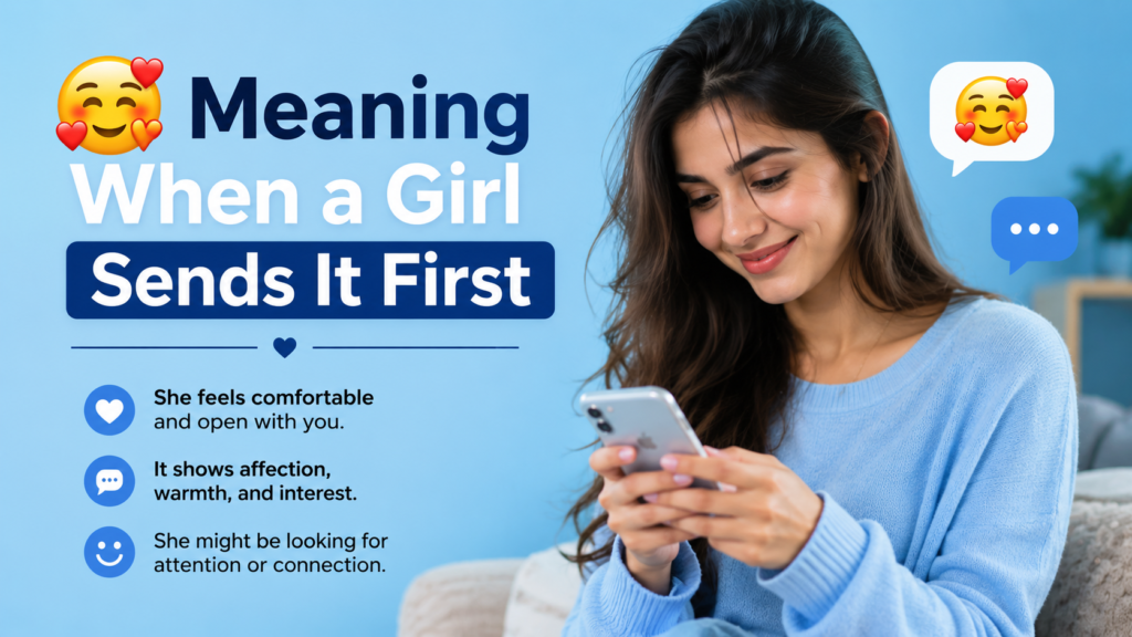 🥰 Meaning When a Girl Sends It First