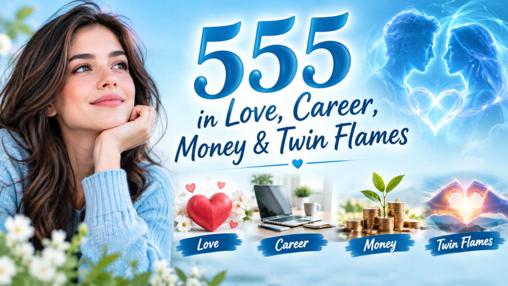 555 in Love, Career, Money & Twin Flames