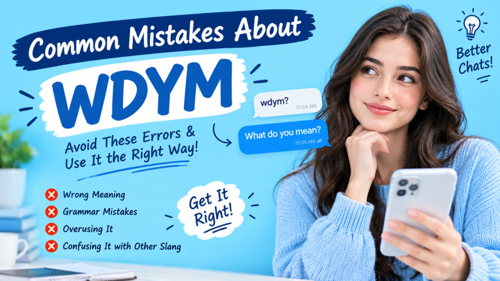 Common Mistakes About WDYM