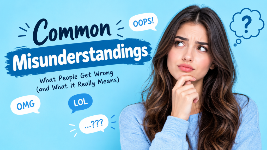 Common Misunderstandings