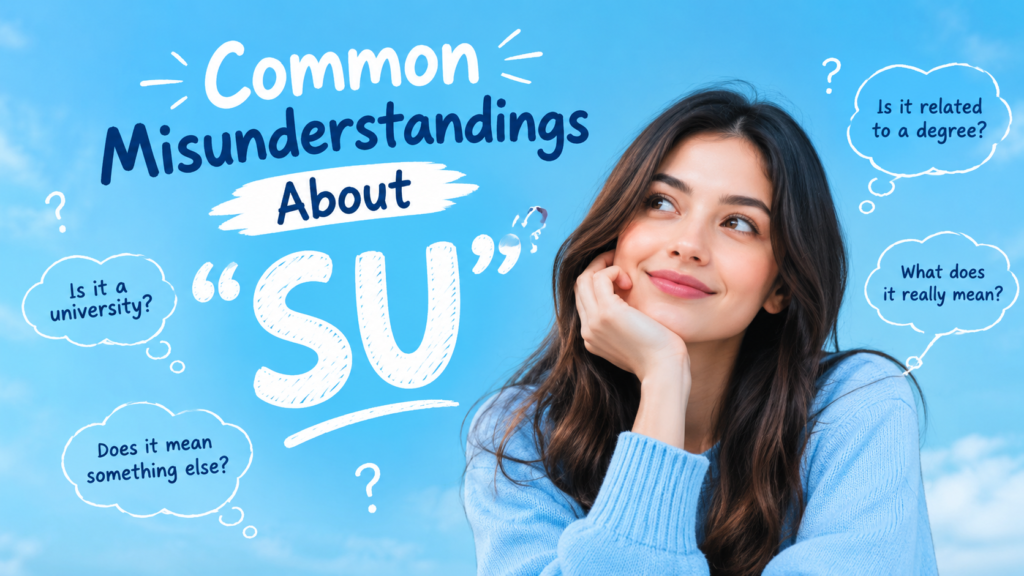 Common Misunderstandings About SU