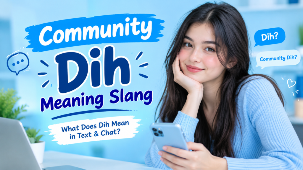 Community Dih Meaning Slang
