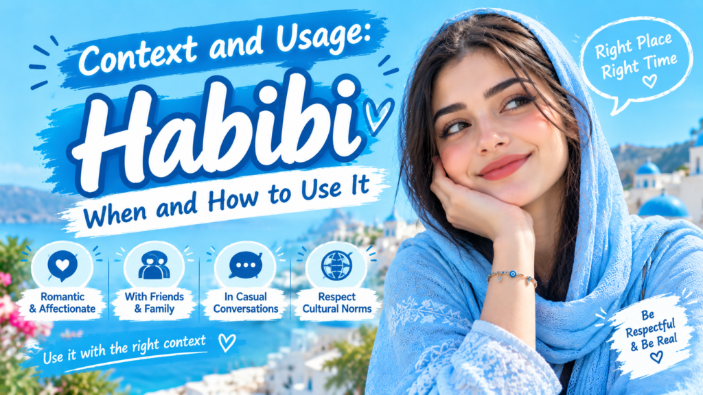 Context and Usage When and How to Use Habibi