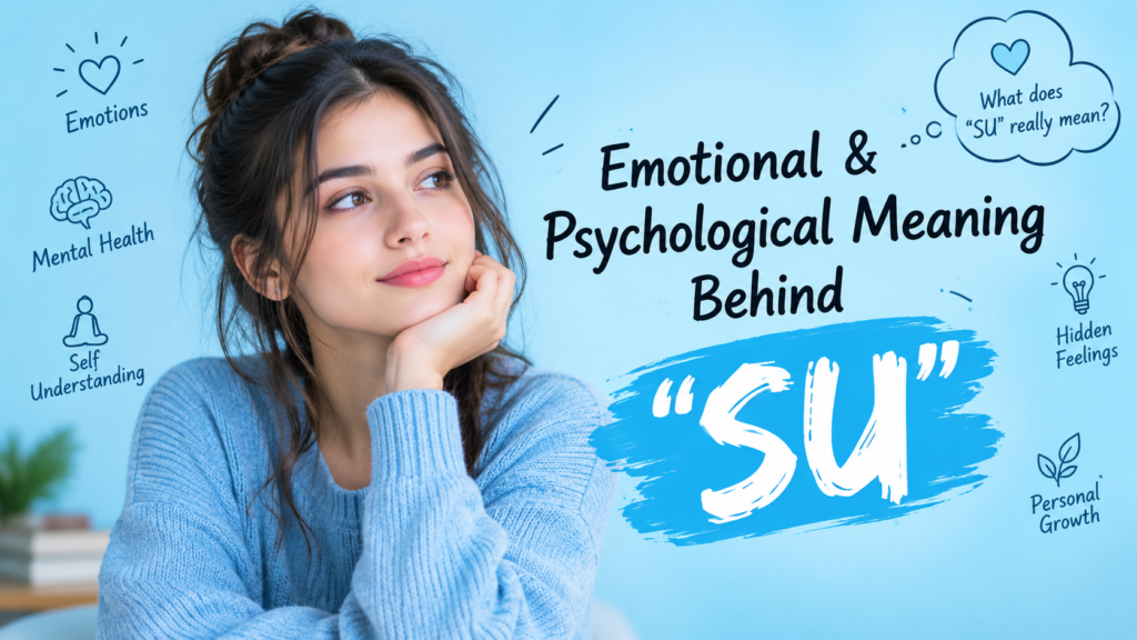 Emotional & Psychological Meaning Behind SU