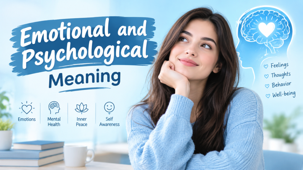 Emotional and Psychological Meaning