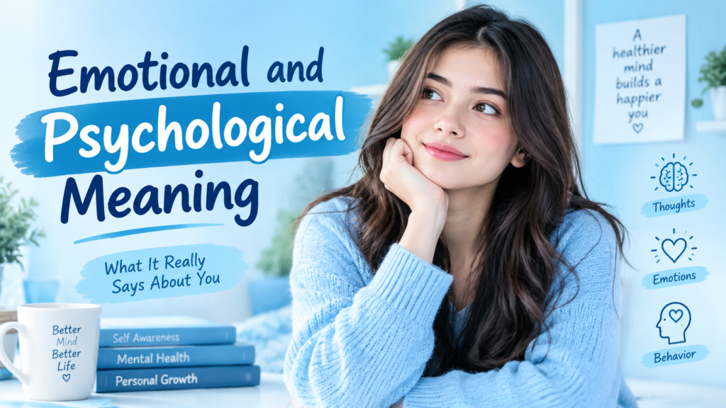 Emotional and Psychological Meaning