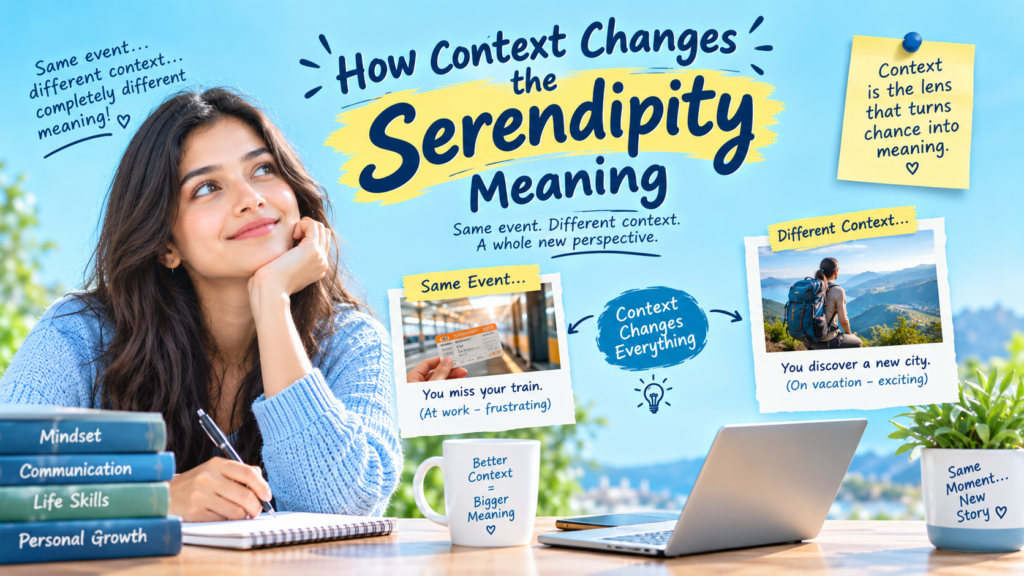 How Context Changes the Serendipity Meaning