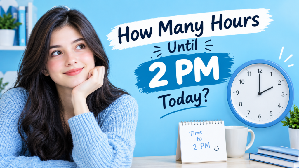 How Many Hours Until 2 PM Today