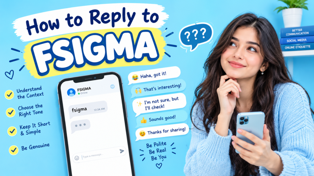 How to Reply to fsigma