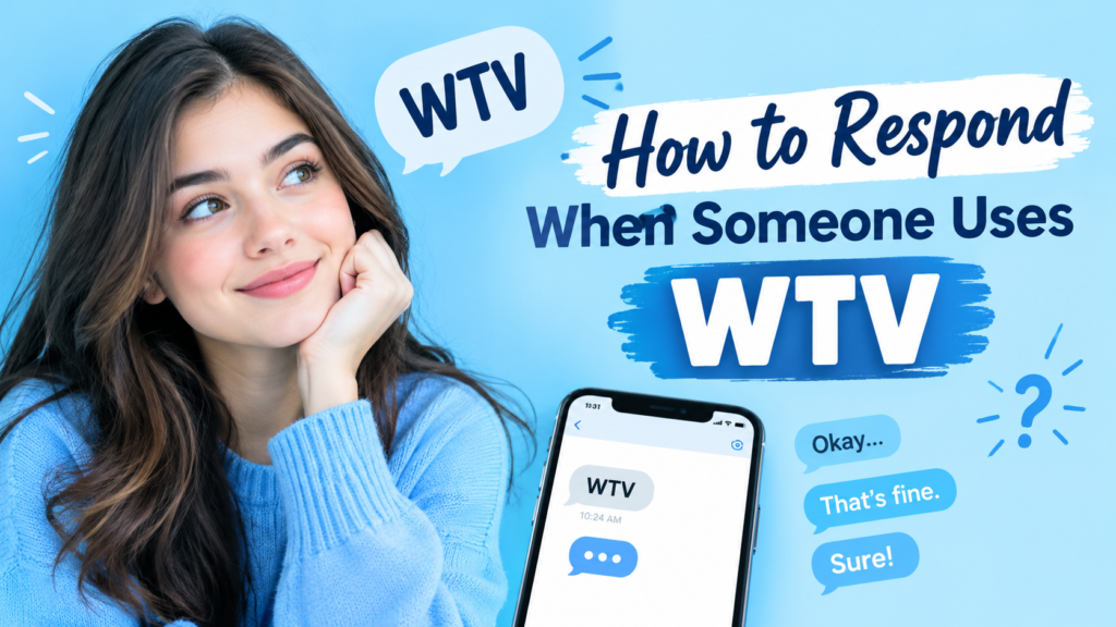 How to Respond When Someone Uses WTV
