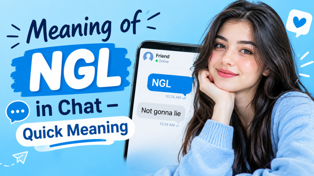 Meaning of NGL in Chat – Quick Meaning