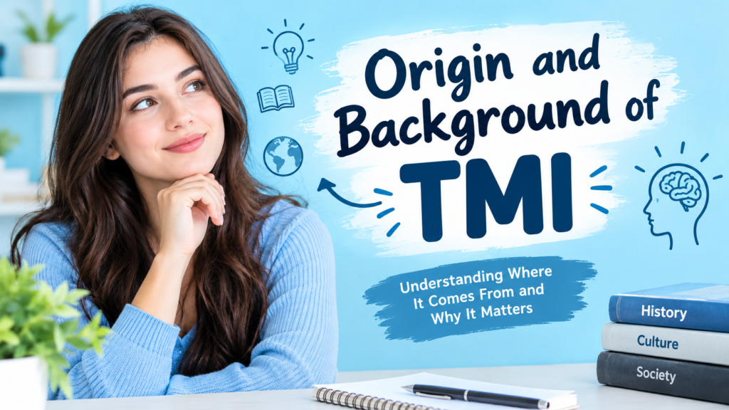 Origin and Background of TMI