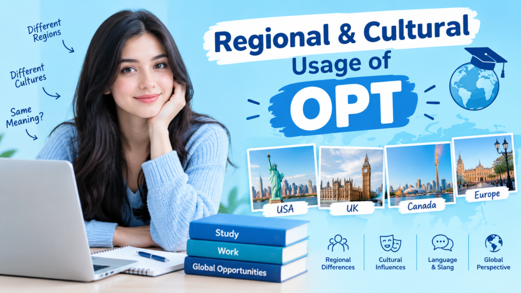 Regional & Cultural Usage of OPT
