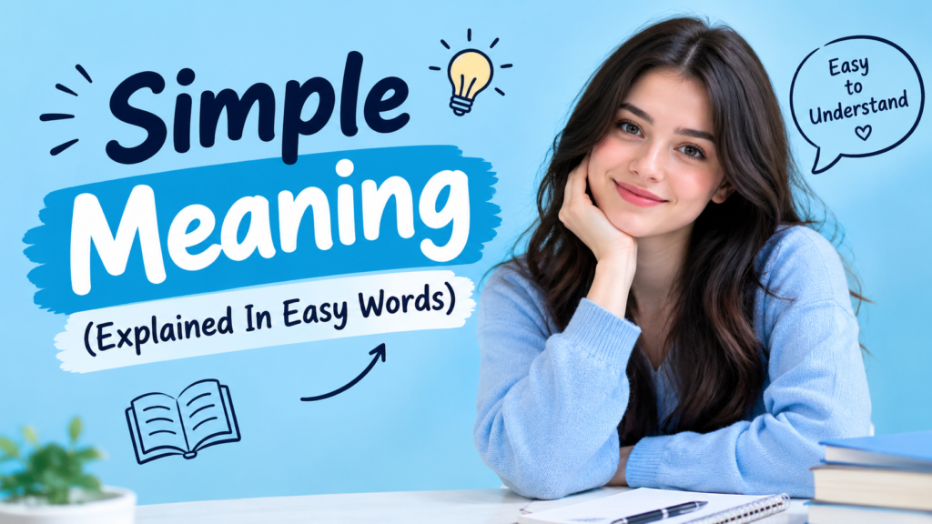Simple Meaning (Explained In Easy Words)
