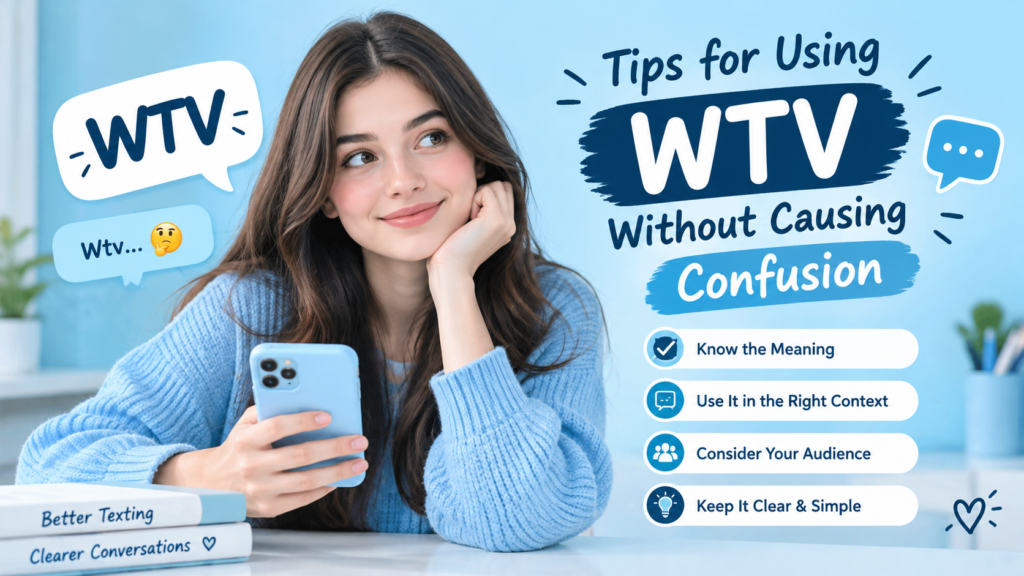 Tips for Using WTV Without Causing Confusion