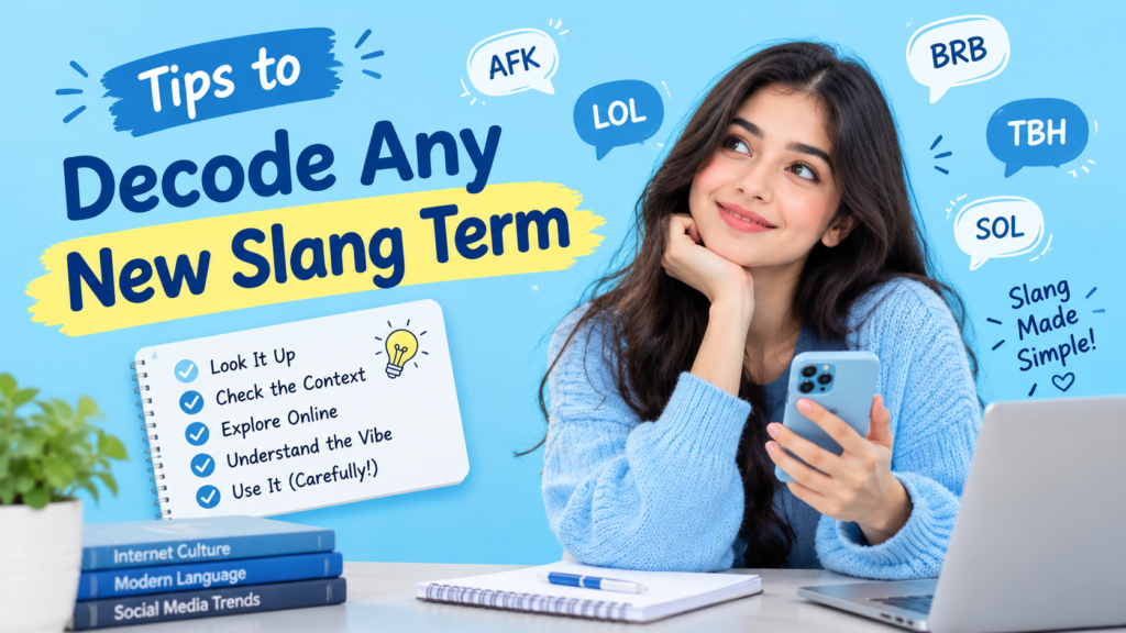 Tips to Decode Any New Slang Term