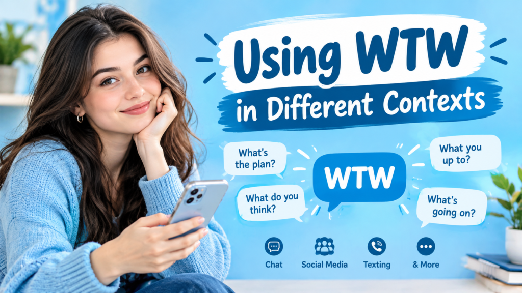 Using WTW in Different Contexts