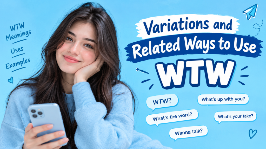 Variations and Related Ways to Use WTW