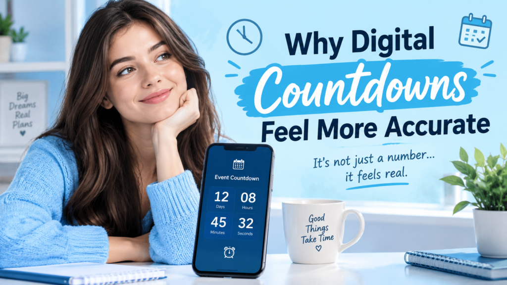 Why Digital Countdowns Feel More Accurate