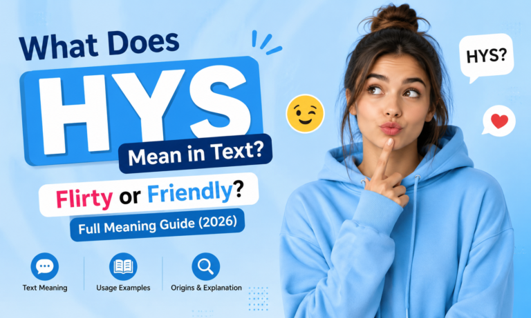 What Does HYS Mean in Text 😏 Flirty or Friendly Full Meaning Guide (2026)