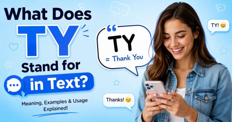 What Does TY Stand for in Text