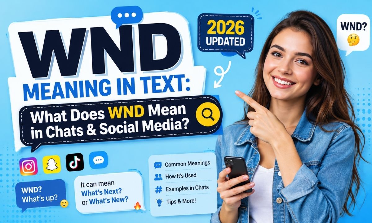 WND Meaning in Text What Does WND Mean in Chats & Social Media (2026 Updated)