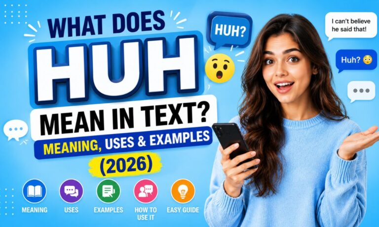 What Does HUH Mean in Text Meaning, Uses & Examples (2026)