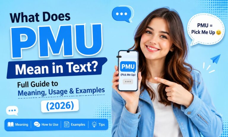 What Does PMU Mean in Text Full Guide to Meaning, Usage & Examples (2026)