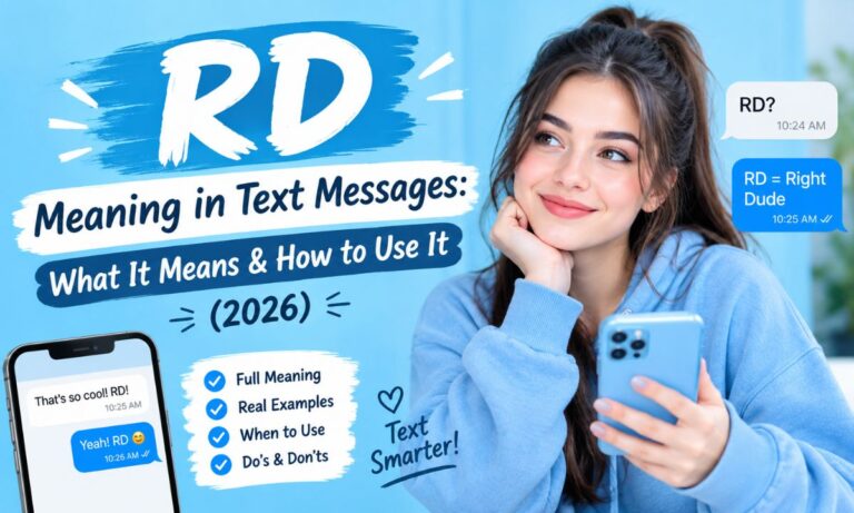 RD Meaning in Text Messages What It Means & How to Use It (2026)