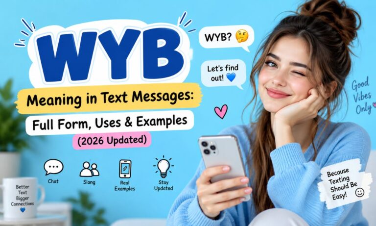 WYB Meaning in Text Messages Full Form, Uses & Examples (2026 Updated)