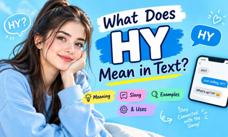 What Does HY Mean in Text Meaning, Slang, Examples & Uses