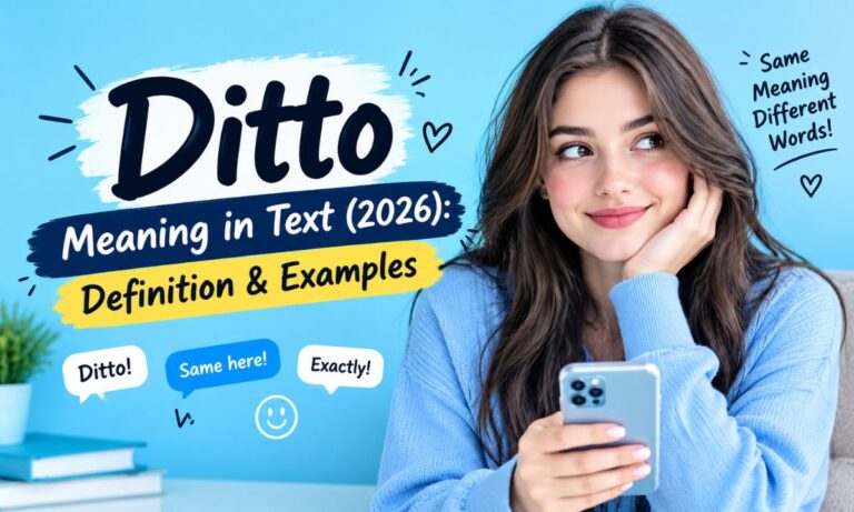 Ditto Meaning in Text (2026) Definition & Examples