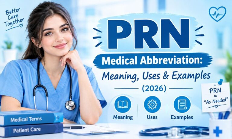 PRN Medical Abbreviation Meaning, Uses & Examples (2026)