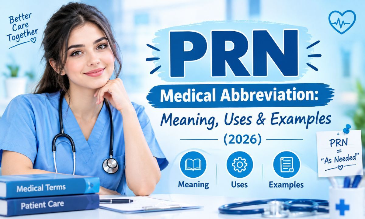PRN Medical Abbreviation Meaning, Uses & Examples (2026)