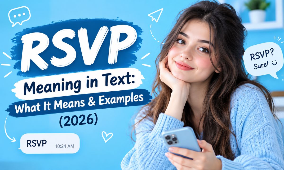RSVP Meaning in Text What It Means & Examples (2026)