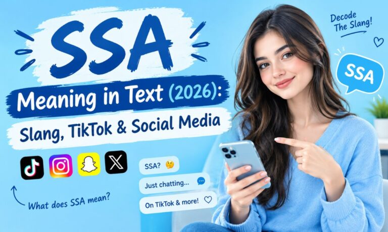 SSA Meaning in Text (2026) Slang, TikTok & Social Media