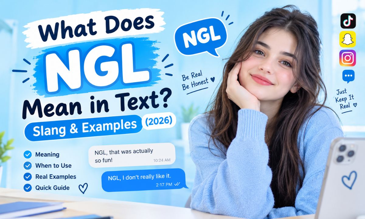 What Does NGL Mean in Text Slang & Examples (2026)