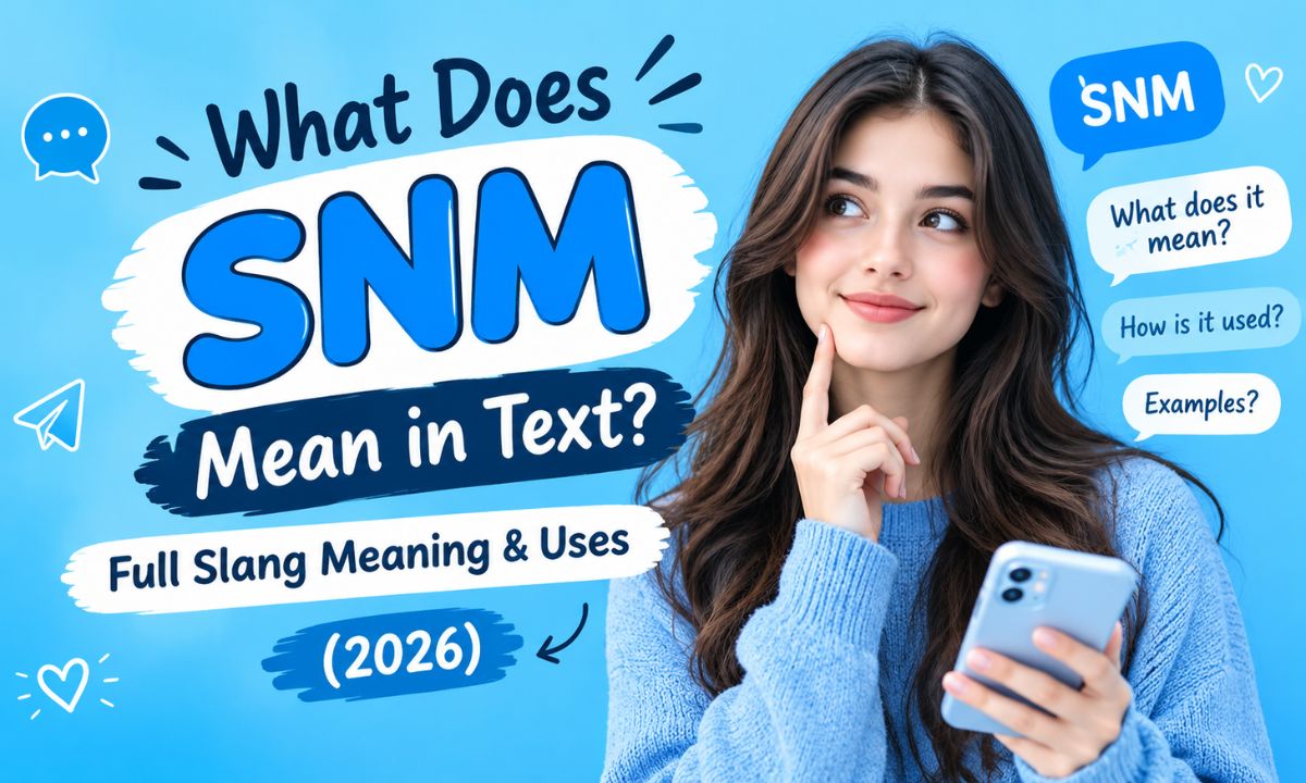 What Does SNM Mean in Text Full Slang Meaning & Uses (2026)