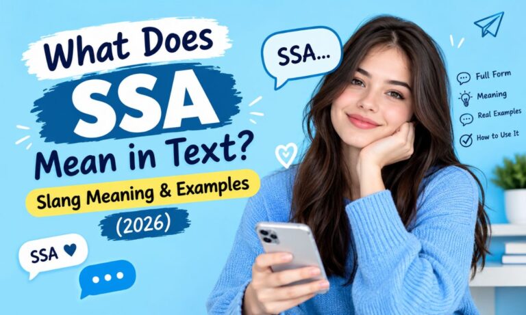 What Does SSA Mean in Text Slang Meaning & Examples (2026)